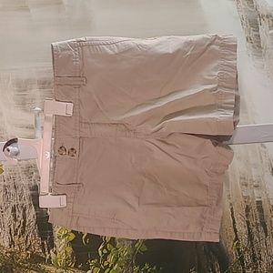 Eddie Bauer Womens 12 summer khaki tan casual shorts